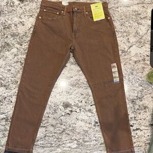 Stylish Slim Fit Brown Jeans for Men